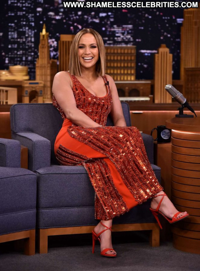 Jennifer Lopez The Tonight Show Nyc Beautiful Celebrity Posing Hot