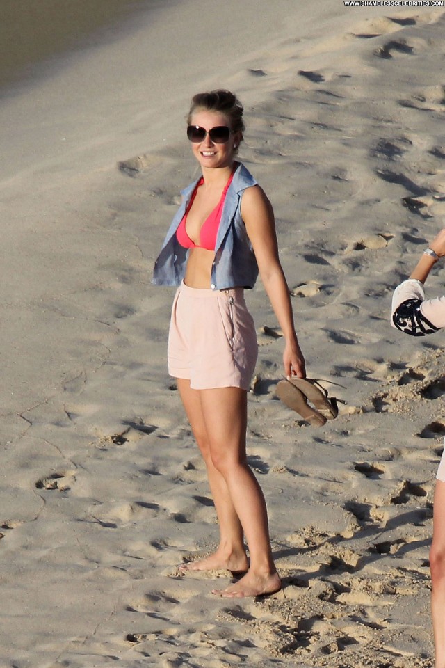 Julianne Hough The Beach Beach Bikini Beautiful Posing Hot