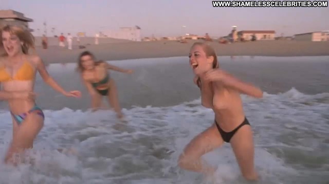 Leslee Bremmer Hardbodies Celebrity Big Tits Beach Breasts Bikini