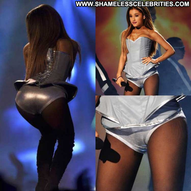 Ariana Grande Pussy Celebrity Close Up Nude Camel Toe Stage