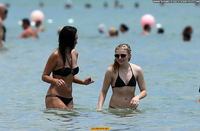 Chloe Moretz No Source Bikini Black Babe Celebrity Beautiful Posing