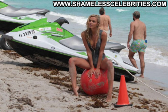 Carolina Lavinia Miami Beach Babe Celebrity Paparazzi Bikini