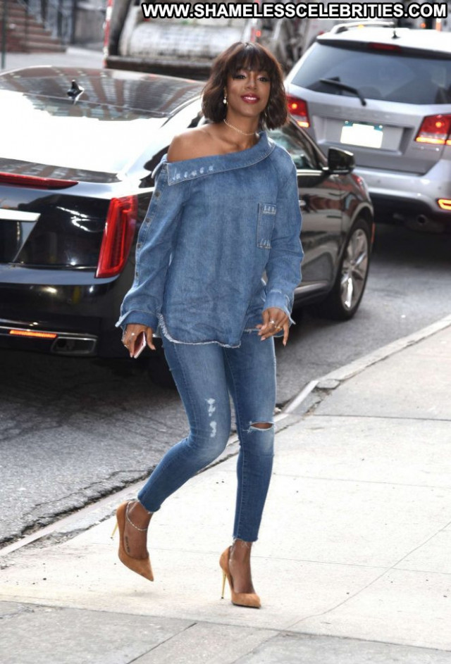 Kelly Rowland No Source Nyc Beautiful Posing Hot Celebrity Paparazzi