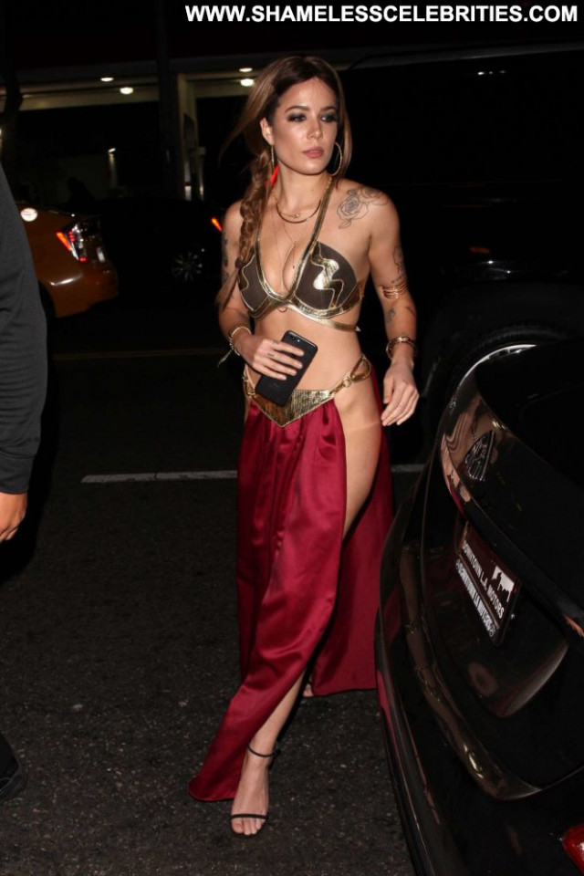 Halsey Halloween Party West Hollywood Party Babe Posing Hot Paparazzi
