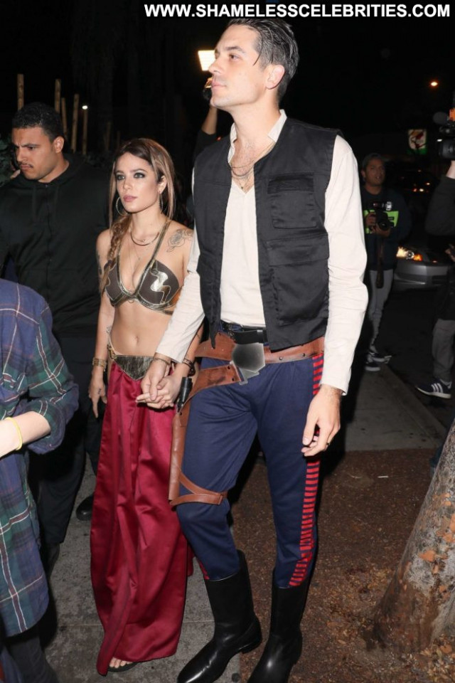 Halsey Halloween Party Beautiful Babe West Hollywood Celebrity Party