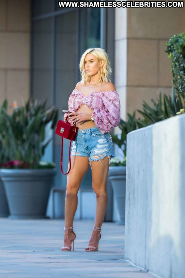 Cj Perry Lana Los Angeles Paparazzi Posing Hot Denim Los Angeles