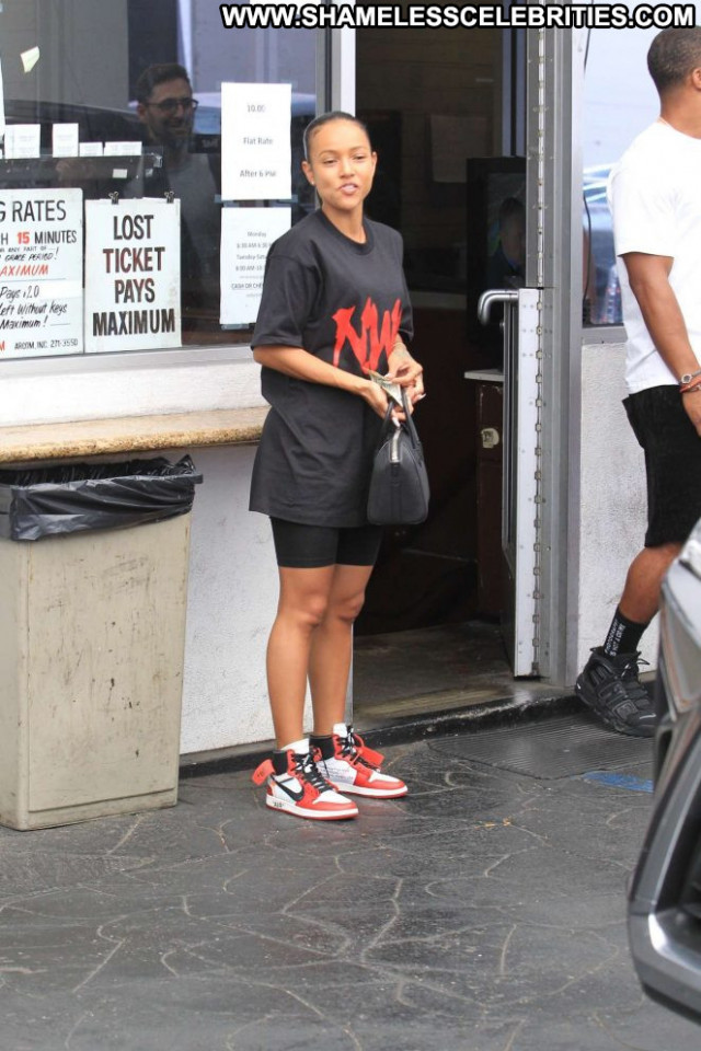 Karrueche Tran Los Angeles Angel Paparazzi Beautiful Los Angeles