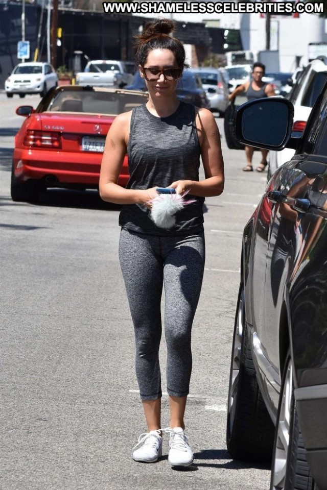 Ashley Tisdale Studio City Beautiful Babe Posing Hot Paparazzi Gym