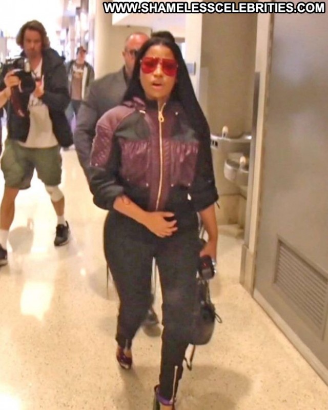 Nicki Minaj Lax Airport Lax Airport Beautiful Celebrity Babe Los