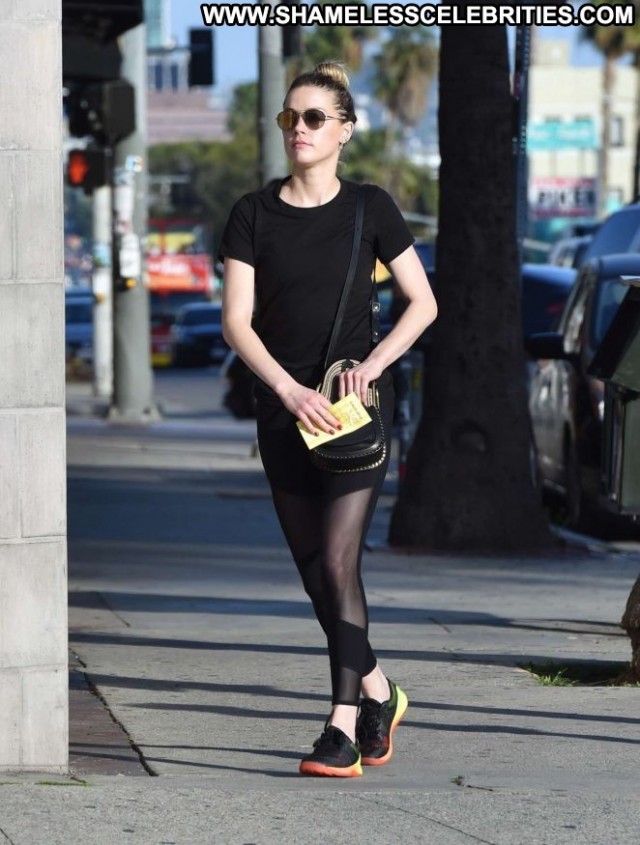 Amber Heard West Hollywood Paparazzi West Hollywood Posing Hot