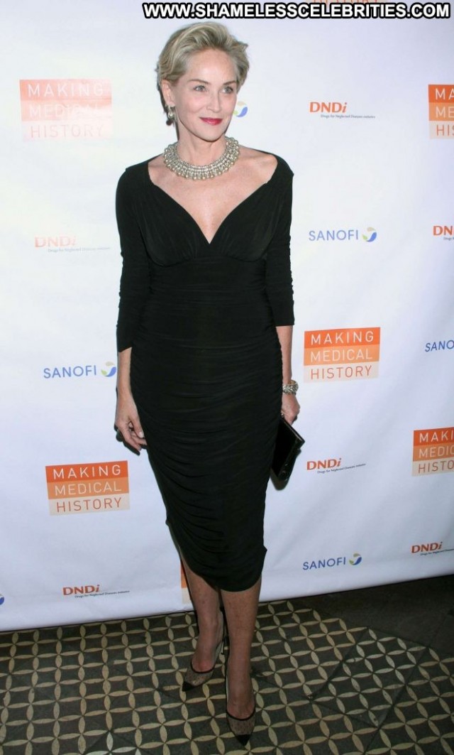 Sharon Stone Beautiful Celebrity Babe Posing Hot Paparazzi