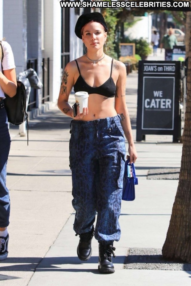 Halsey Studio City Celebrity Paparazzi Beautiful Babe Posing Hot