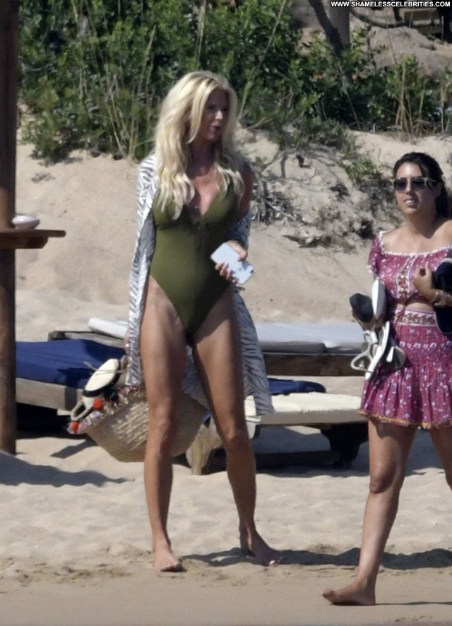 Victoria Silvstedt The Beach Breasts Posing Hot Big Tits Sex Babe