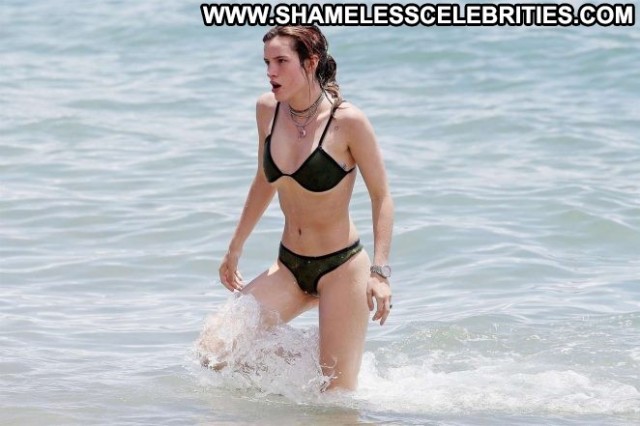 Bella Thorne In Bikini The Beach  Celebrity Babe Bikini Paparazzi