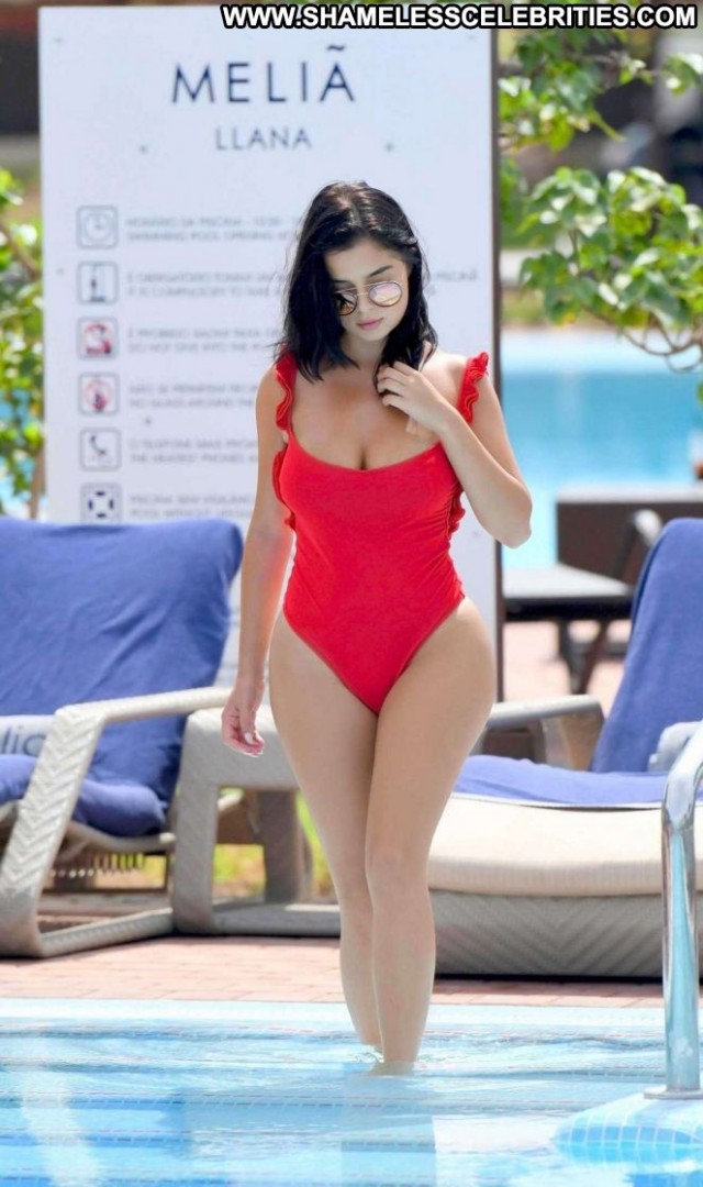 Rose The Pool  Posing Hot Celebrity Babe Cape Verde Swimsuit