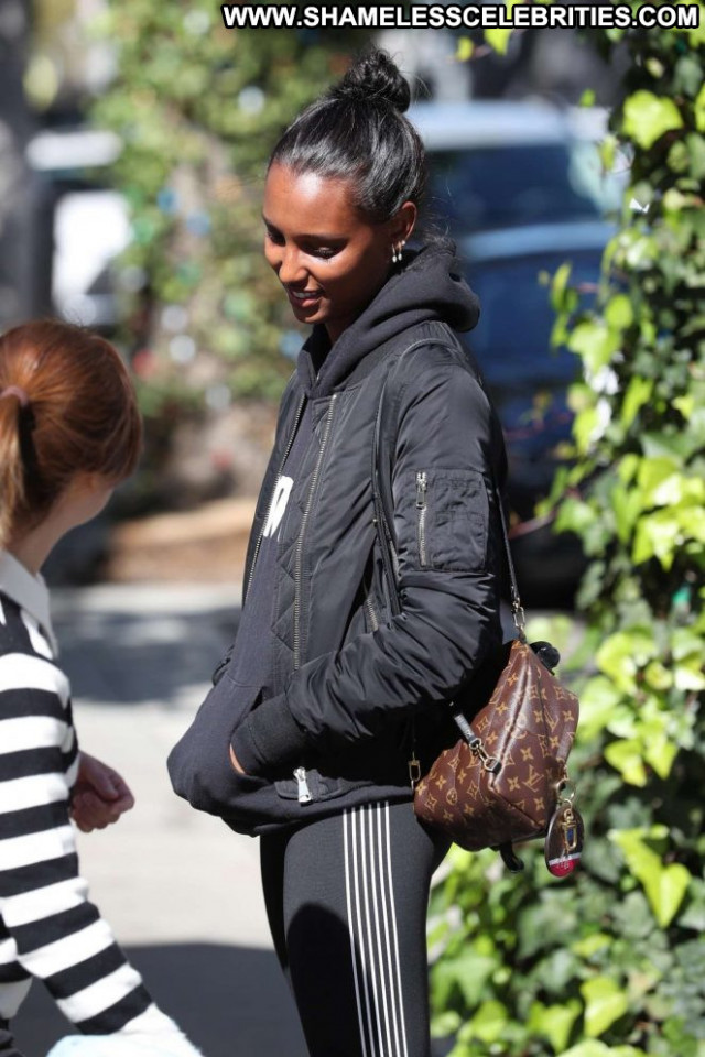 Jasmine Tookes West Hollywood Posing Hot Celebrity Babe Beautiful