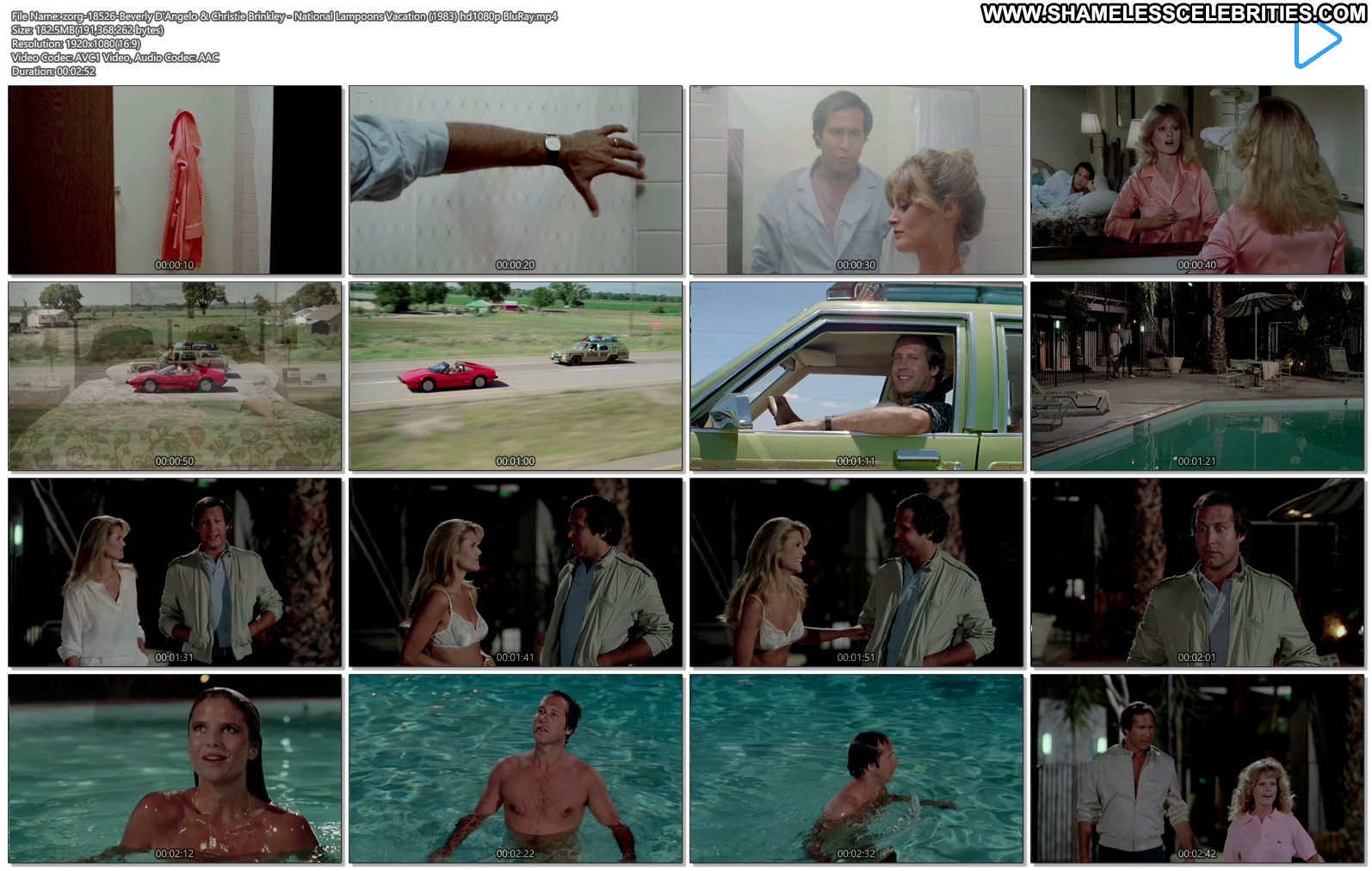 Sex Christie Brinkley Nude Scene from 'vacation' on basketballret...