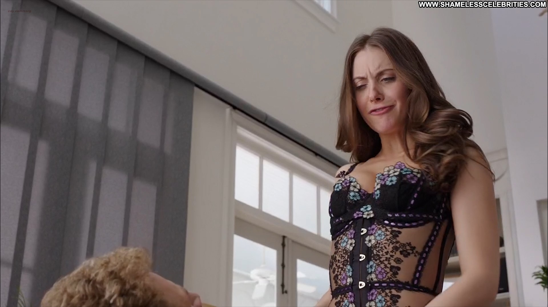 Get Hard Alison Brie Posing Hot Celebrity Hot Sexy Lingerie.