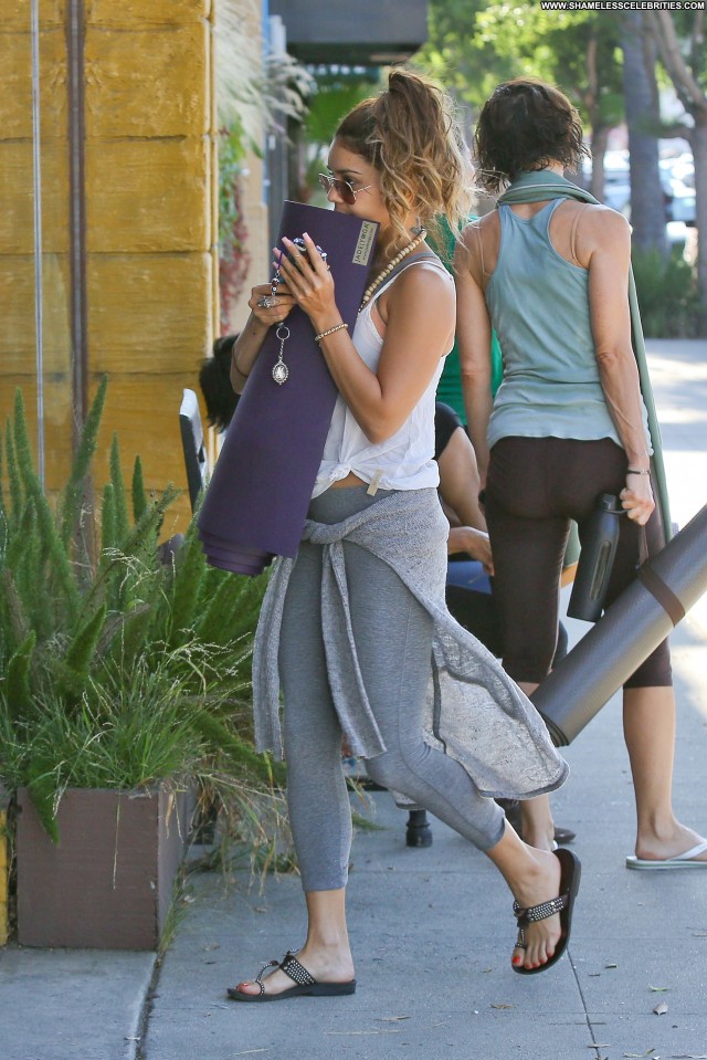 Stella Hudgens Studio City Posing Hot Yoga High Resolution Celebrity
