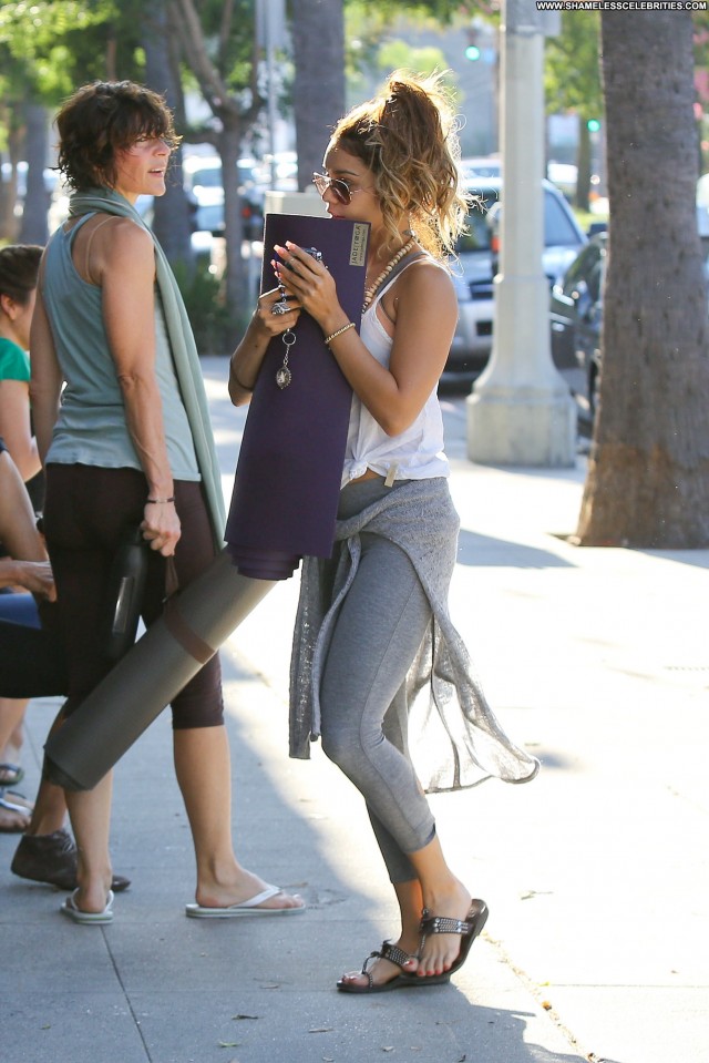 Stella Hudgens Studio City Celebrity Babe Yoga Posing Hot High