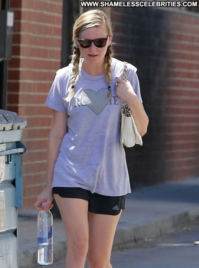 Kirsten Dunst Studio City Gym Celebrity Beautiful Babe Posing Hot