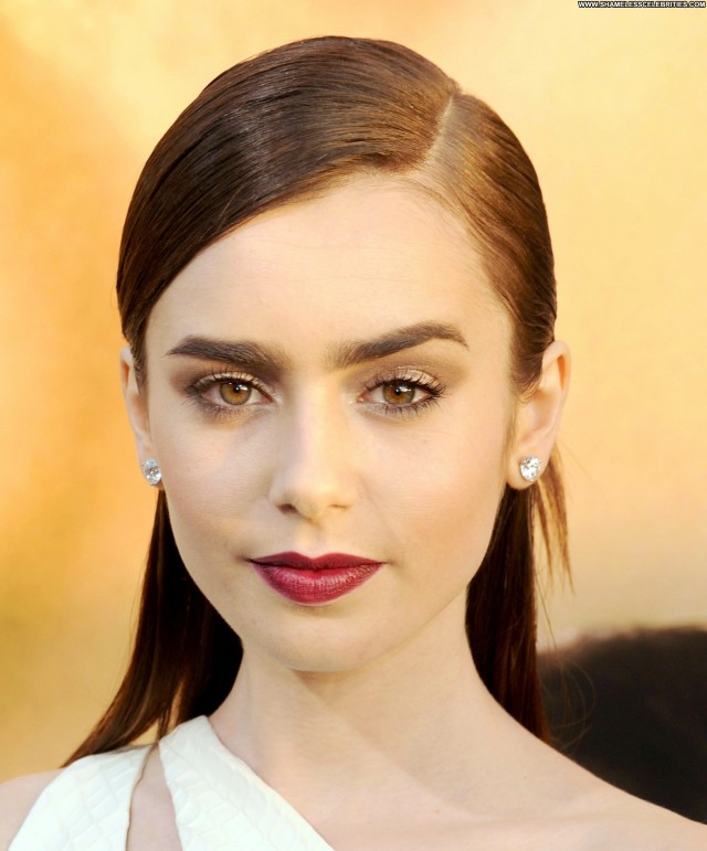 Lily Collins Los Angeles Babe Beautiful Hollywood High Resolution