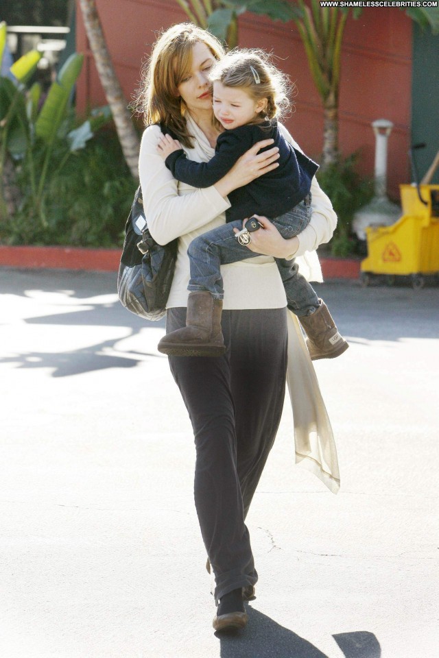 Milla Jovovich Beverly Hills Shopping High Resolution Malibu Daughter
