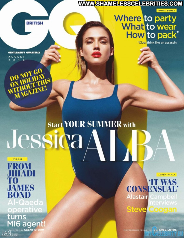 Jessica Alba Gq Uk  Usa Uk Babe Photoshoot Posing Hot Celebrity