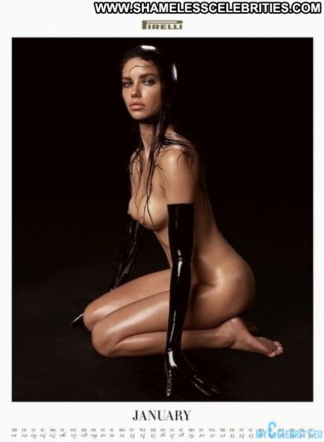 Adriana Lima Pirelli Calendar Nude Beautiful Posing Hot Calendar