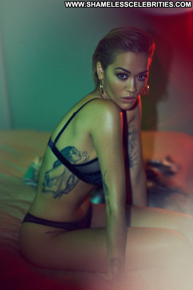 Rita Ora Vanity Fair Babe Lingerie Beautiful Celebrity Posing Hot Uk