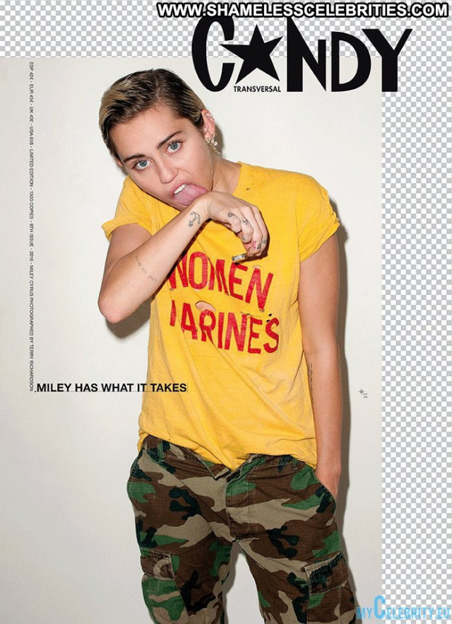 Miley Cyrus No Source Celebrity Usa Photoshoot Babe Beautiful Posing