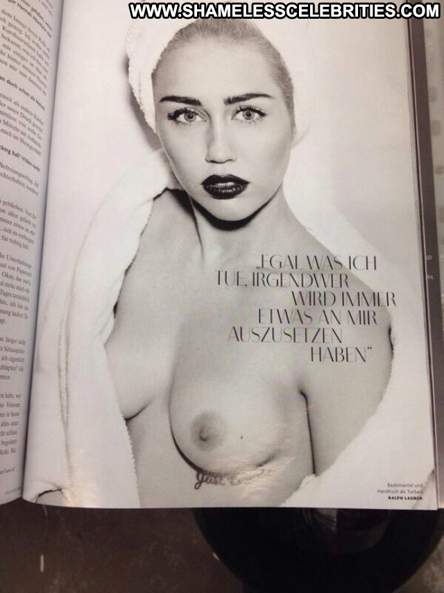 Miley Cyrus Topless Photoshoot Usa Germany Topless Babe Beautiful